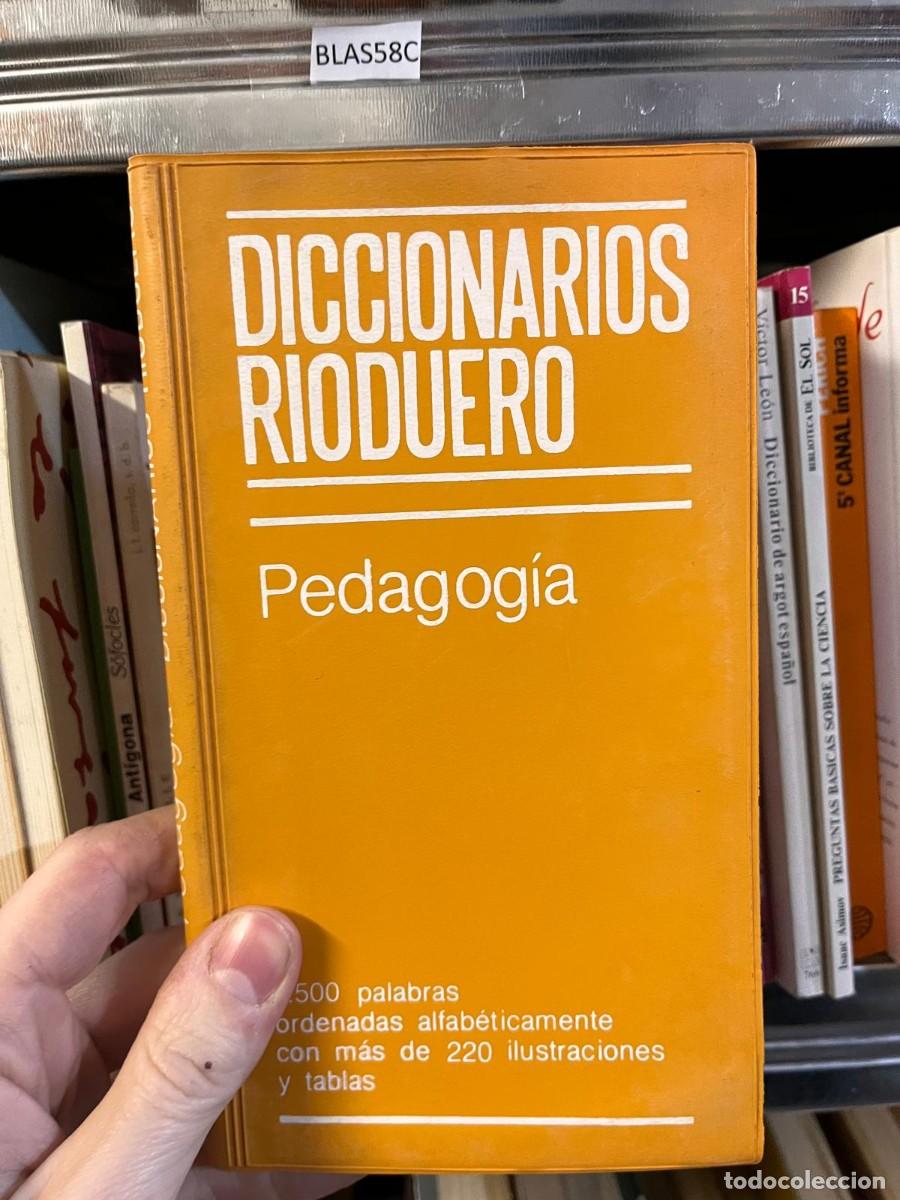 Diccionarios de segunda mano: BLAS58C DICCIONARIOS RIODUERO Pedagog&iacute;a