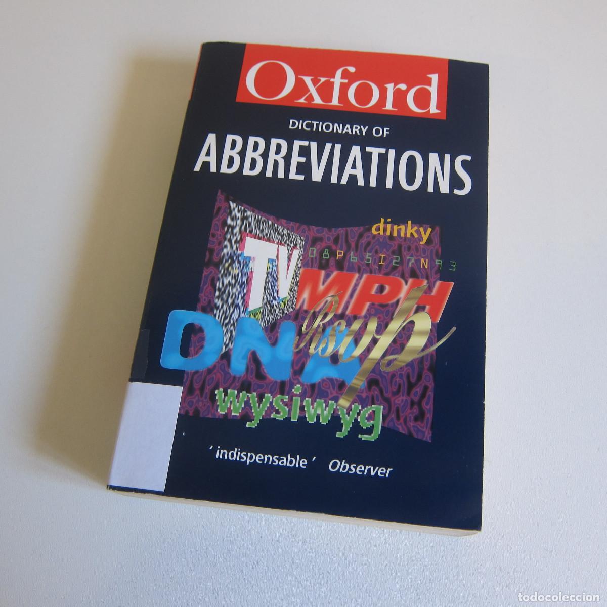 Diccionarios de segunda mano: DICTIONARY OF ABBREVIATIONS (OXFORD) IDIOMAS DICCIONARIO