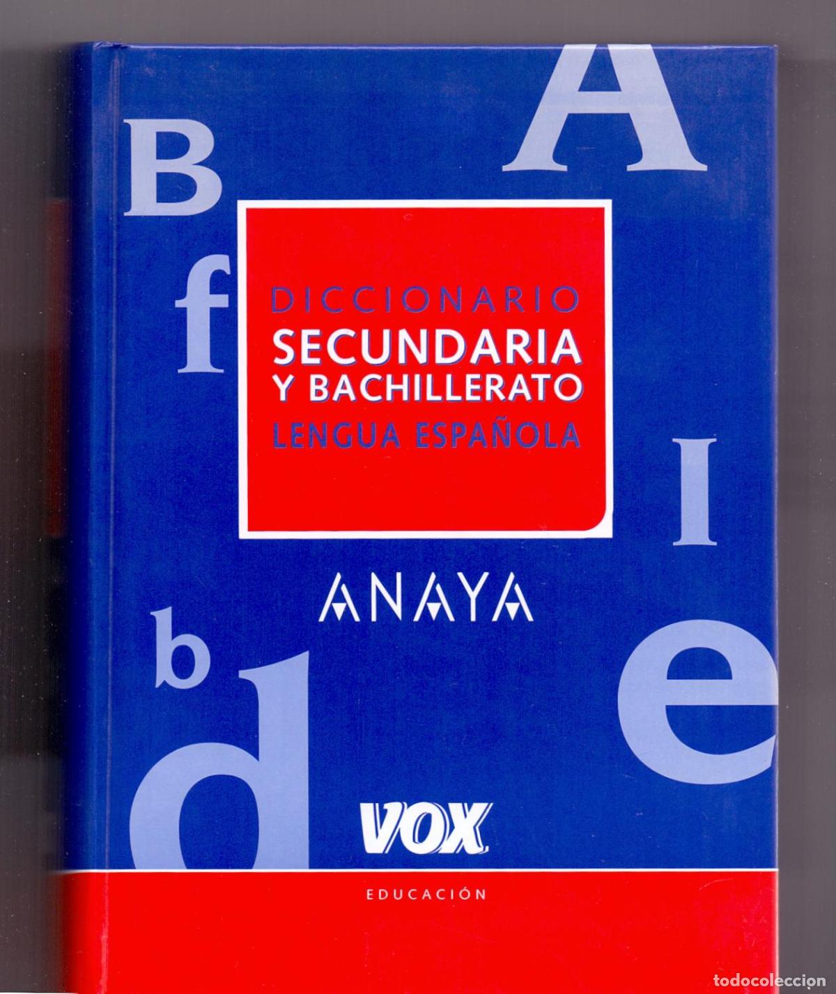 Diccionarios de segunda mano: Diccionario secundaria y bachillerato Lengua Espa&ntilde;ola. Tapa dura