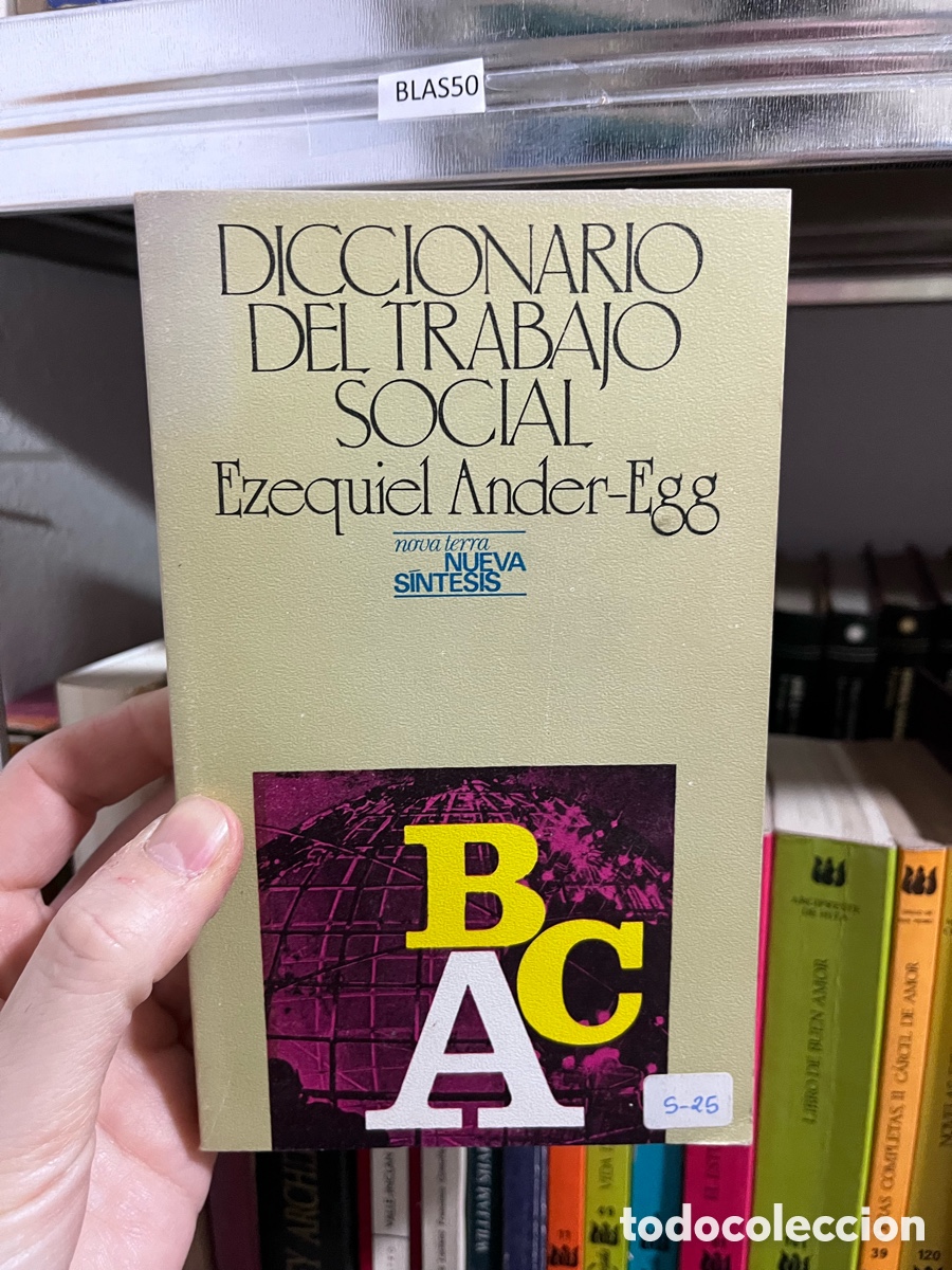 Diccionarios de segunda mano: BLAS50 DICCIONARIO DEL TRABAJO SOCIAL Ezequiel Ander-Egs