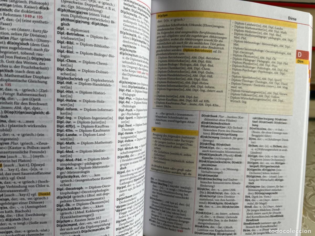 Diccionarios de segunda mano: Duden.- Die Deutscherechtschreibung - Foto 3