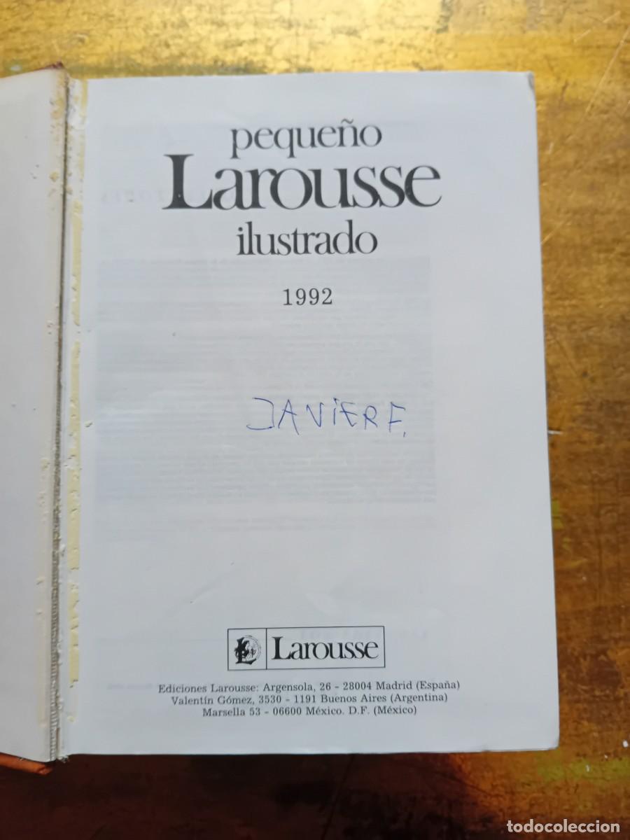 Diccionarios de segunda mano: Peque&ntilde;o Larousse ilustrado 1992 - Foto 3