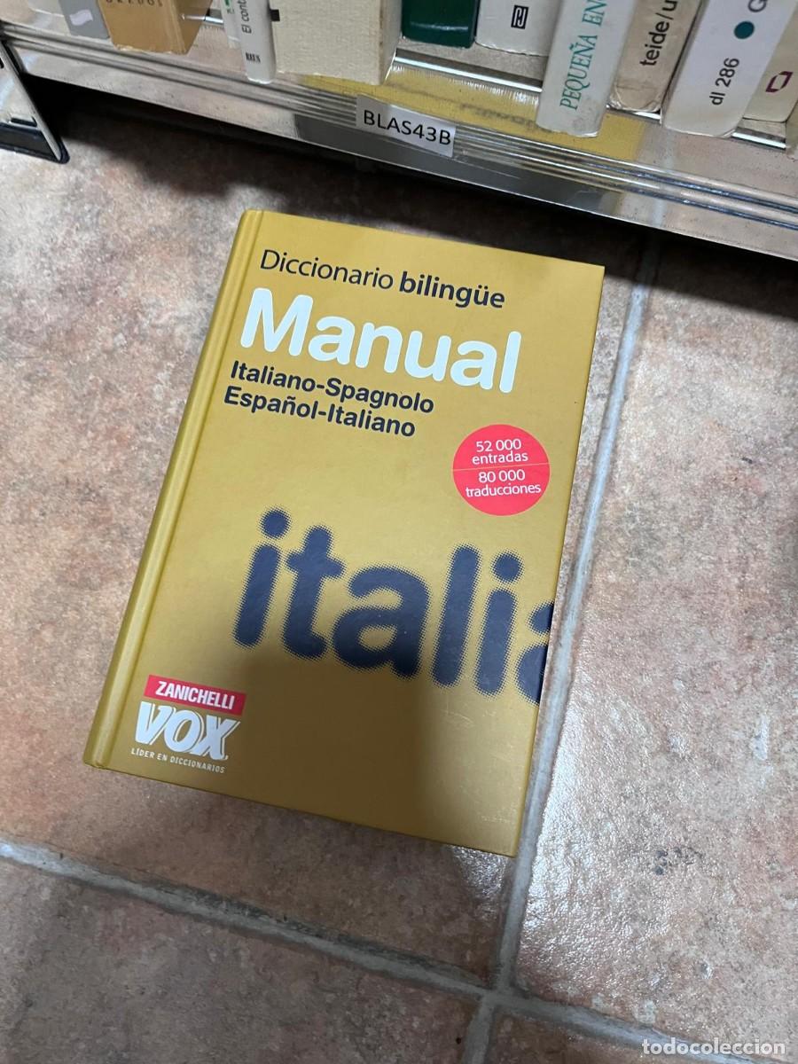 Diccionarios de segunda mano: BLAS43B Diccionario biling&uuml;e Manual Italiano-Spagnolo Espa&ntilde;ol-Italiano
