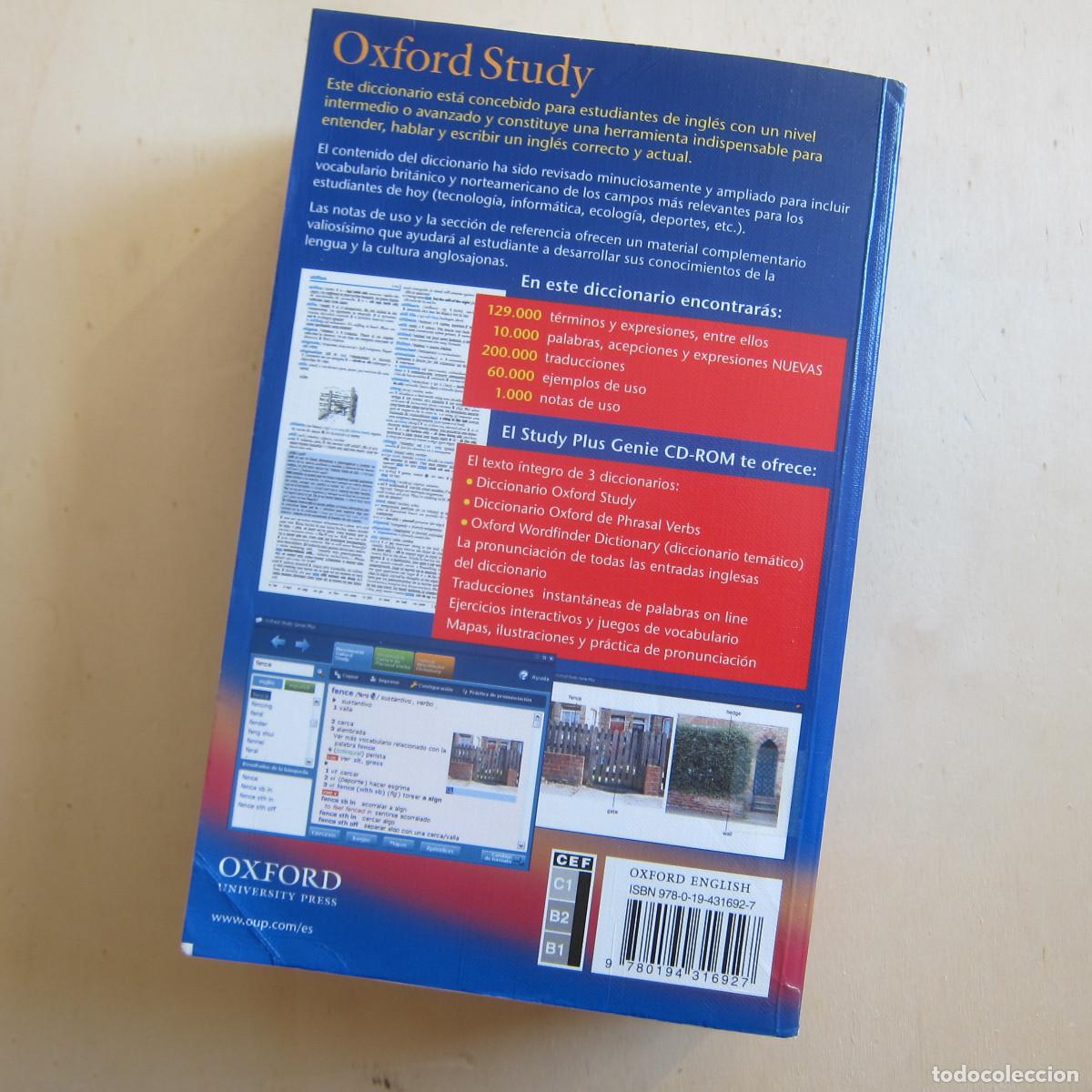 Diccionarios de segunda mano: OXFORD STUDY (OXFORD) DICCIONARIO - Foto 4