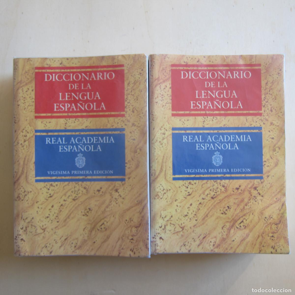 Diccionarios de segunda mano: DICCIONARIO DE LA LENGUA ESPA&Ntilde;OLA - RAE 21 ED. (ESPASA) 2 TOMOS DICCIONARIO