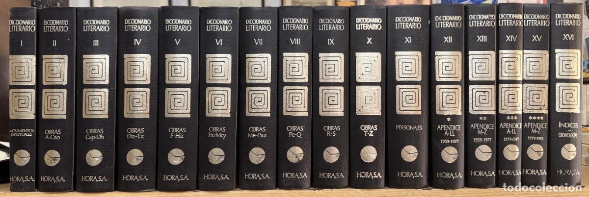 Diccionarios de segunda mano: DICCIONARIO LITERARIO DE OBRAS Y PERSONAJES DE TODOS LOS TIEMPOS Y PAISES (16 TOMOS). A-DICC-373