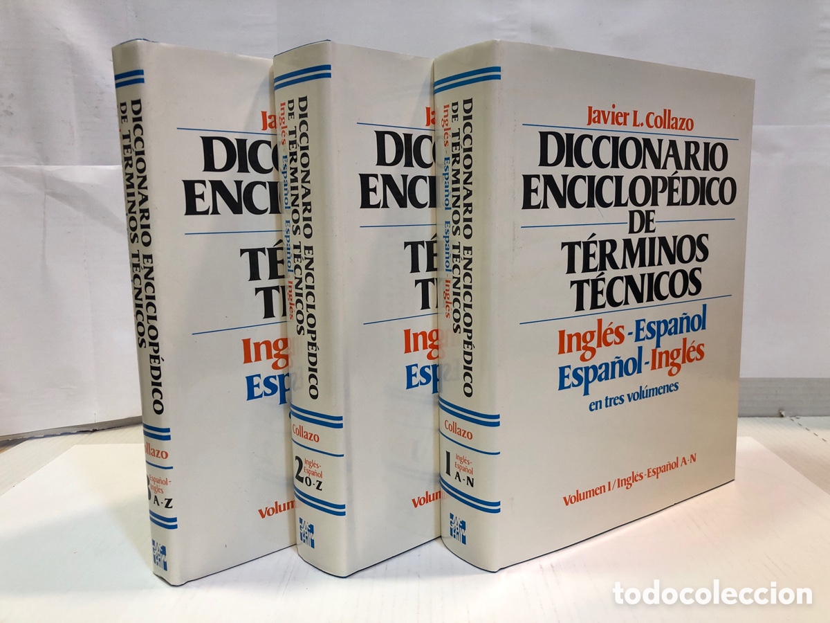 Diccionarios de segunda mano: Diccionario Enciclop&eacute;dico de T&eacute;rminos T&eacute;cnicos (3 vol.)