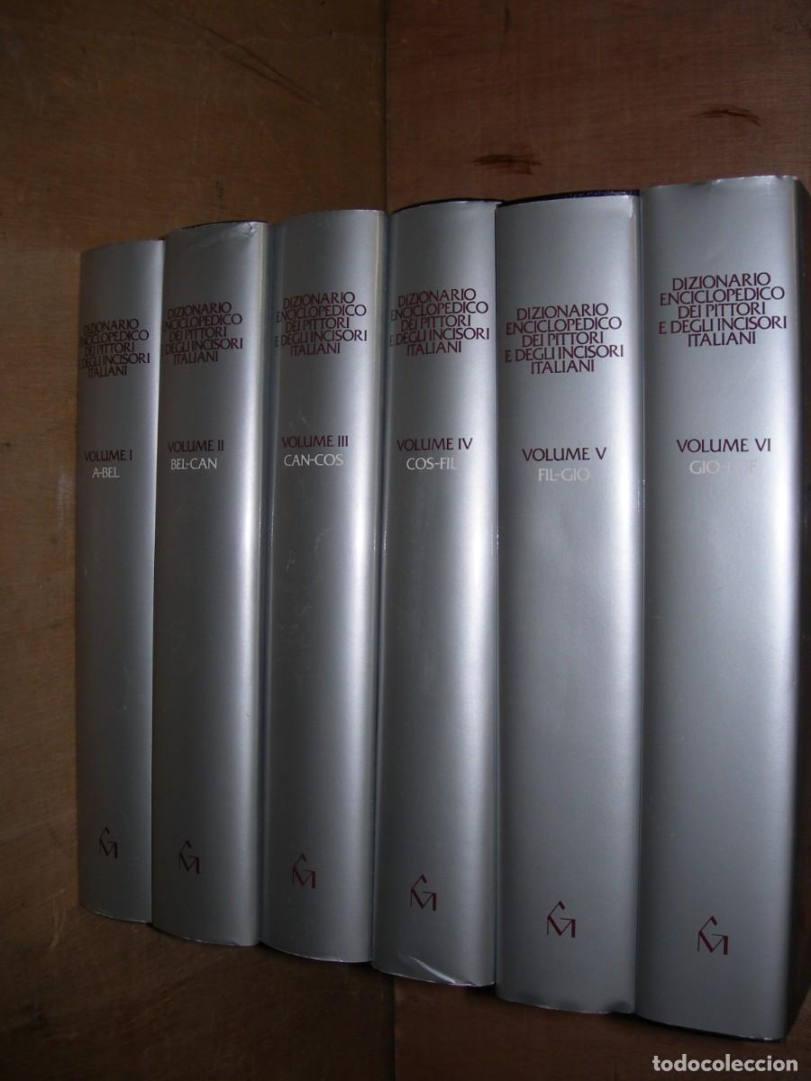 Diccionarios de segunda mano: DIZIONARIO ENCICLOPEDICO DEI PITTORI DEGLI INCISORI ITALIANI / 6 TOMOS / ITALIANO / A ESTRENAR