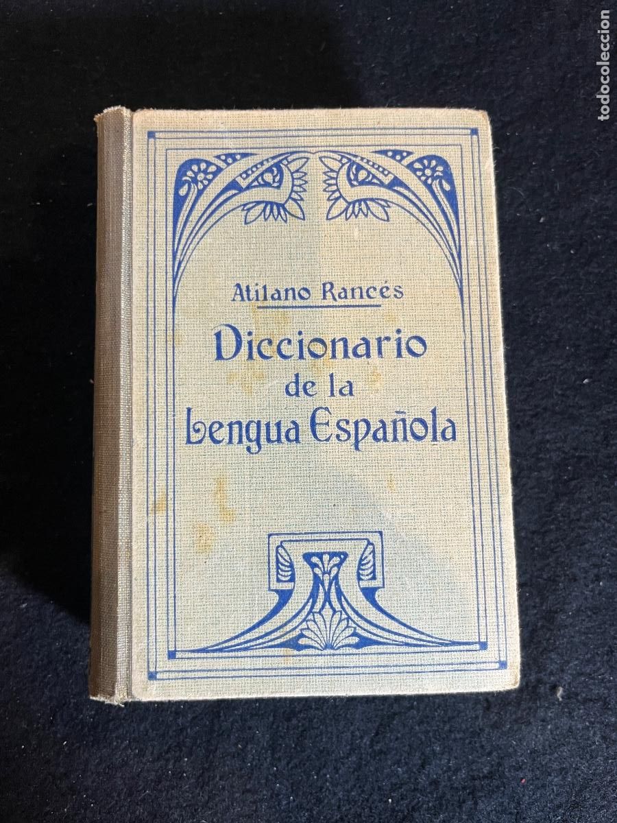 Diccionarios de segunda mano: Diccionario Lengua Espa&ntilde;ola Atilano Ranc&eacute;s Sopena 1943 antiguo ilustrado posguerra vintage