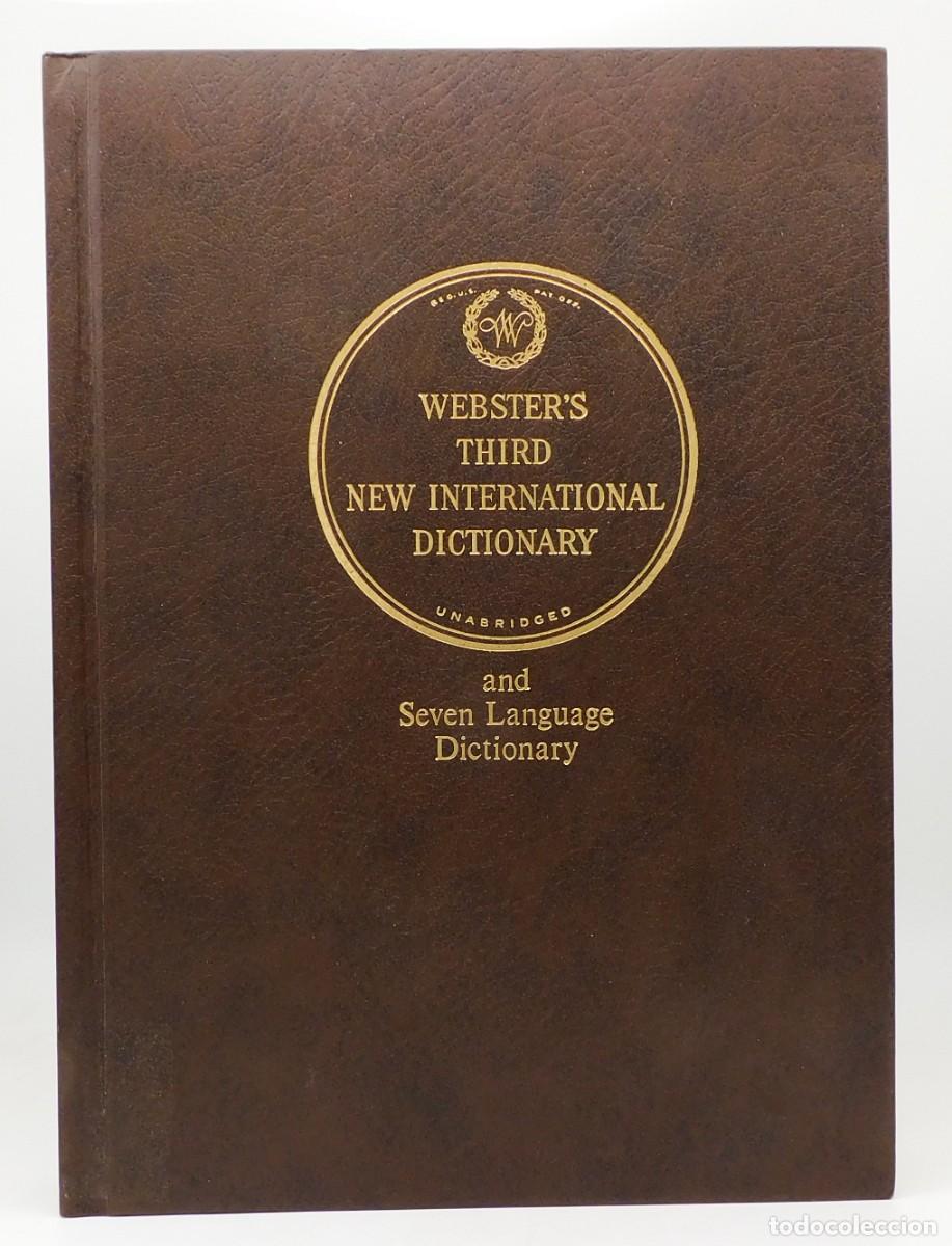 Diccionarios de segunda mano: DICCIONARIO DE INGLES. WEBSTER'S THIRD NEW INTERNATIONAL DICTIONARY AND SEVEN LANGUAGES DICTIONARY