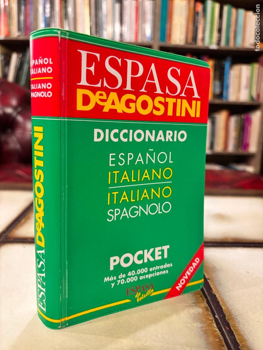 Diccionarios de segunda mano: Diccionario espa&ntilde;ol italiano Espasa DeAgostini.