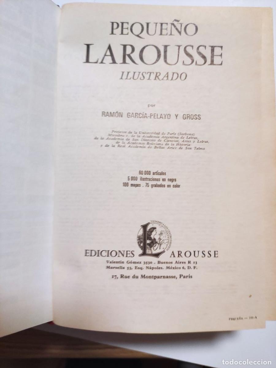 Diccionarios de segunda mano: Peque&ntilde;o Larousse ilustrado - Foto 3
