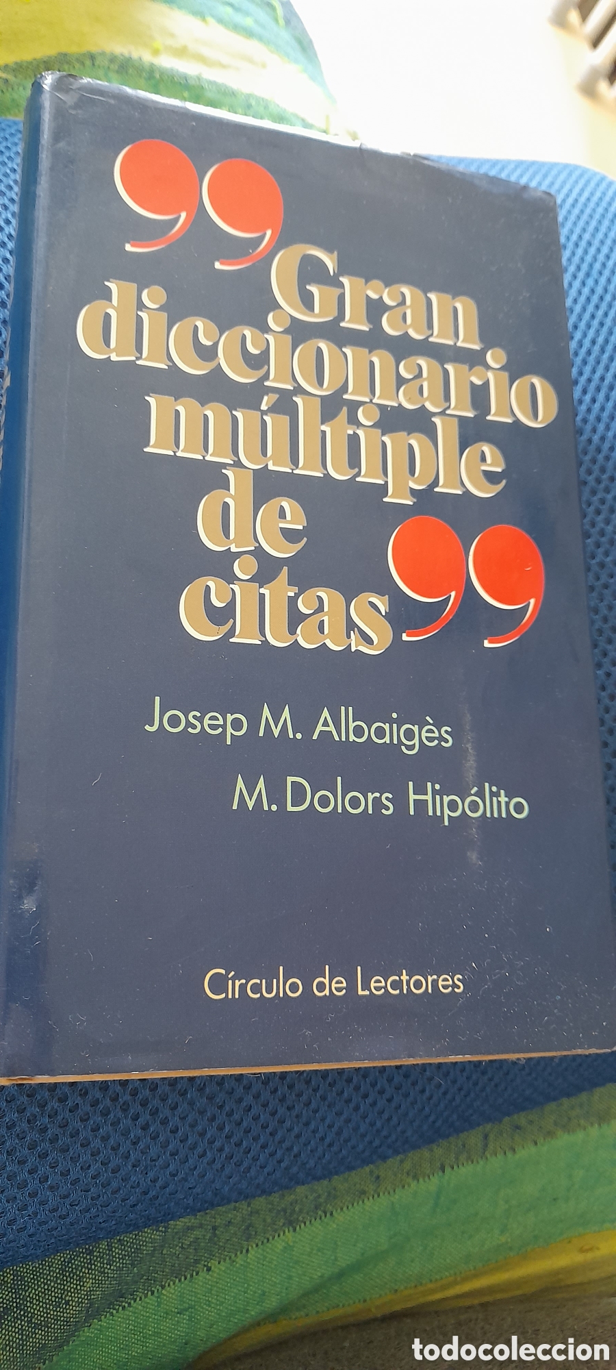 Diccionarios de segunda mano: Gran diccionario m&uacute;ltiple de citas. Josep M. Albaiges