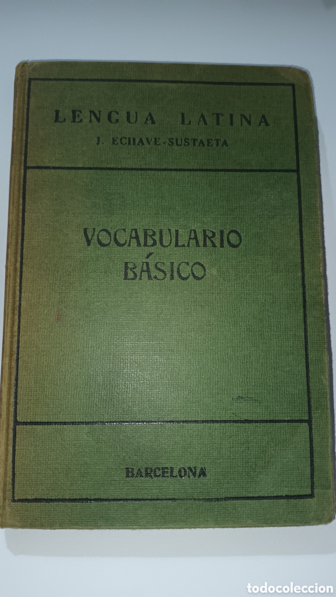 Diccionarios de segunda mano: Vocabulario b&aacute;sico, lengua latina. Echave - Sustaeta