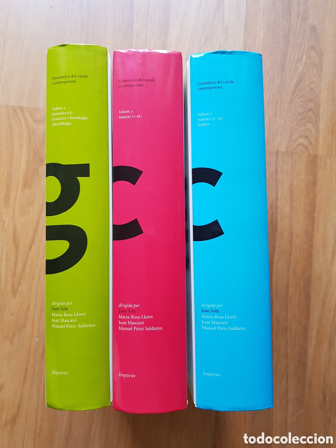 Diccionarios de segunda mano: JOAN SOL&Agrave; - GRAM&Agrave;TICA DEL CATALA CONTEMPORANI - 3 VOLS.