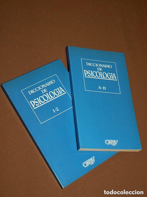 Diccionarios de segunda mano: DICCIONARIO DE PSICOLOG&Iacute;A. 2 TOMOS. EQUIPO DE REDACCI&Oacute;N PAL. EDICIONES MENSAJERO. ORBIS, 1986 +++