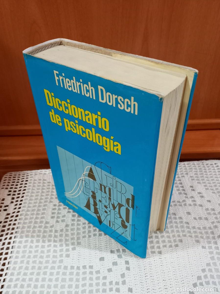 Diccionarios de segunda mano: DICCIONARIO DE PSICOLOG&Iacute;A / FRIEDRICH DORSCH