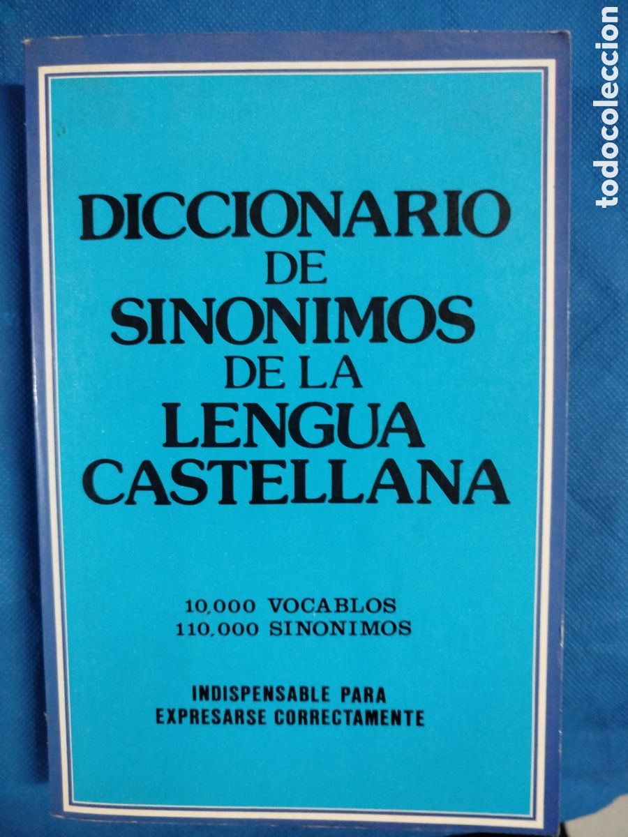 Diccionarios de segunda mano: Diccionario de sin&oacute;nimos de la lengua castellana