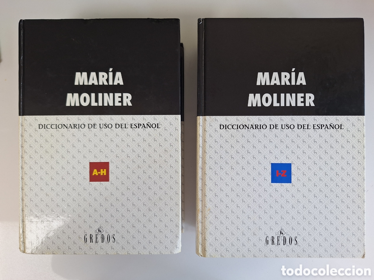 Diccionarios de segunda mano: MARIA MOLINER, Diccionario uso espa&ntilde;ol, 2 vols