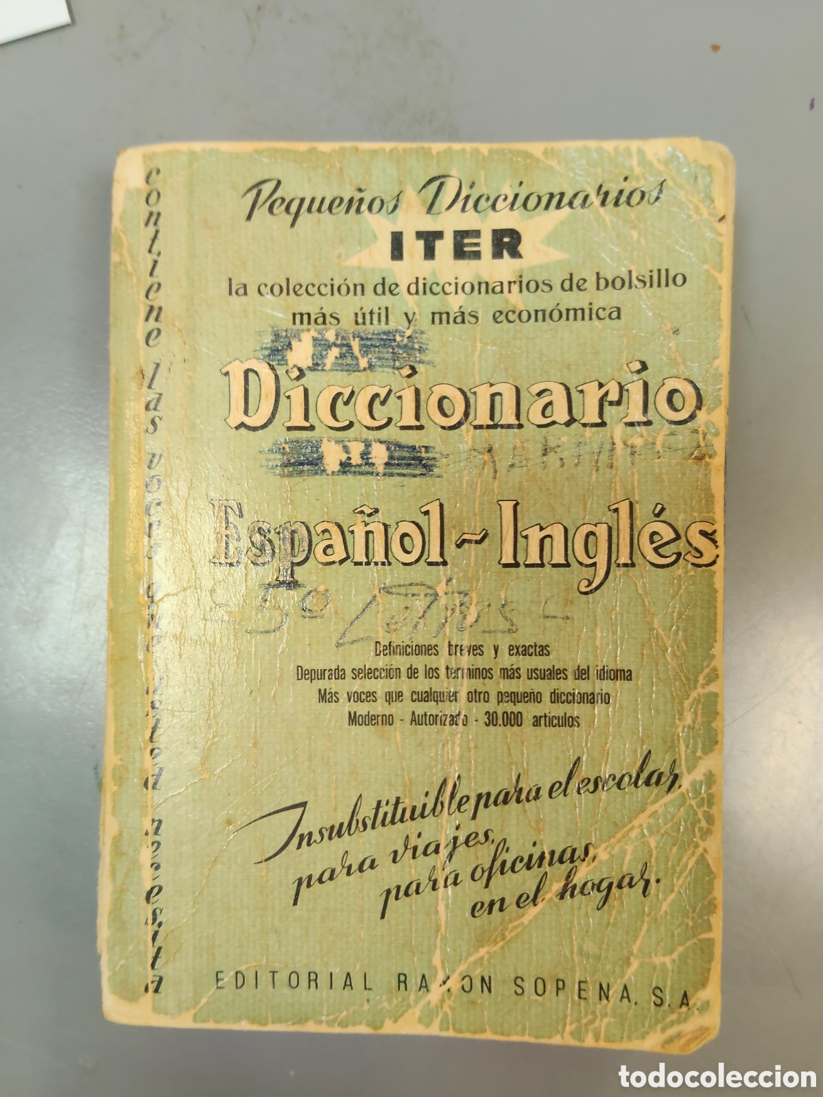 Diccionarios de segunda mano: Diccionario Espa&ntilde;ol Ingles a&ntilde;o 1964