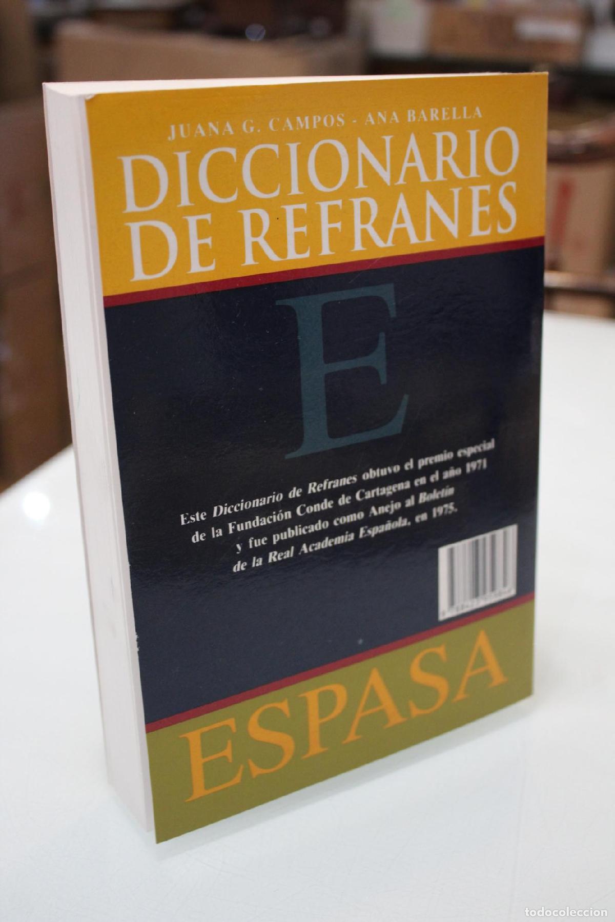 Diccionarios de segunda mano: Diccionario de refranes - A.; Campos J. G. Barella - Foto 3