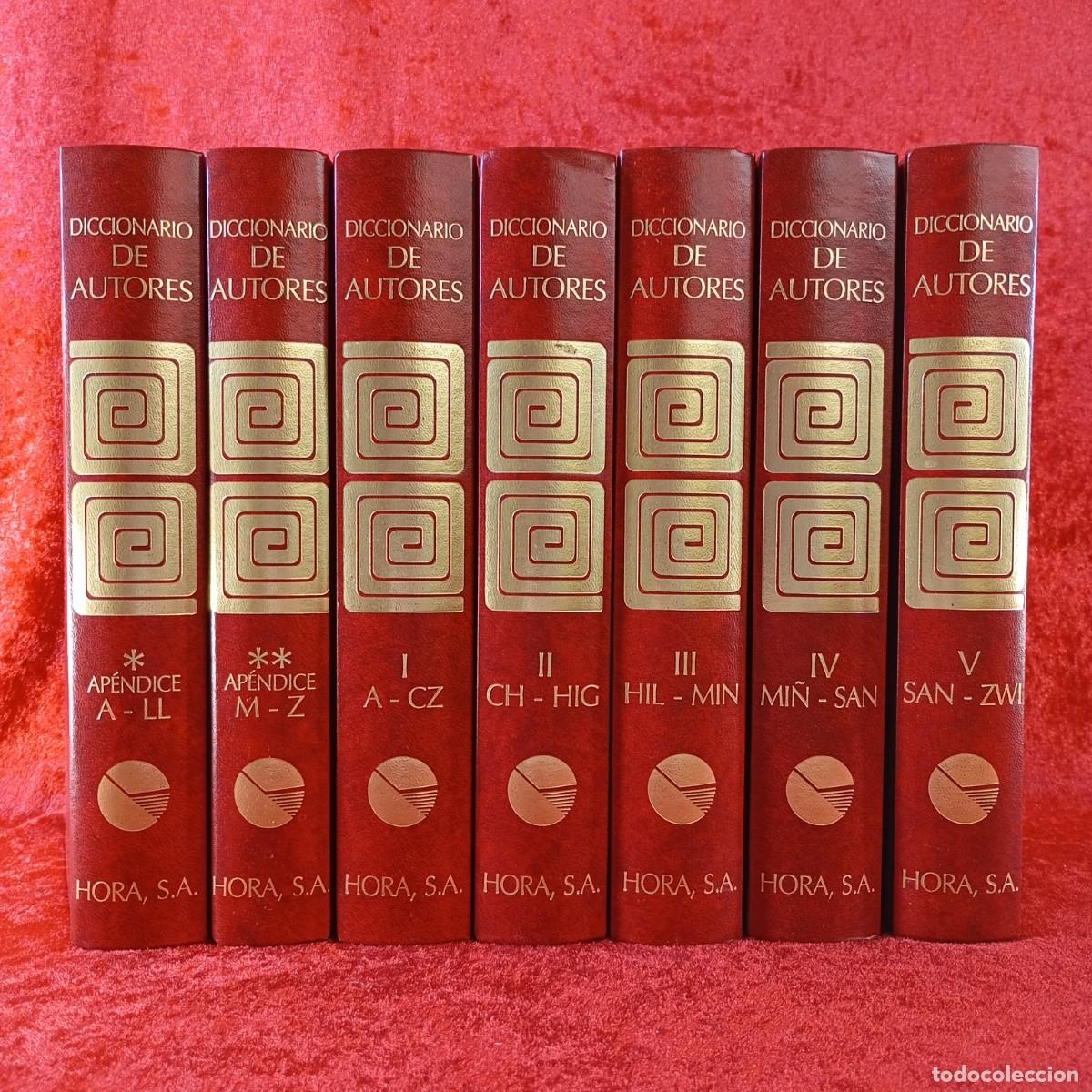 Diccionarios de segunda mano: DICCIONARIO DE AUTORES - BOMPIANI - HORA, S.A. - COLECCI&Oacute;N 7 TOMOS - VER FOTOS / 979