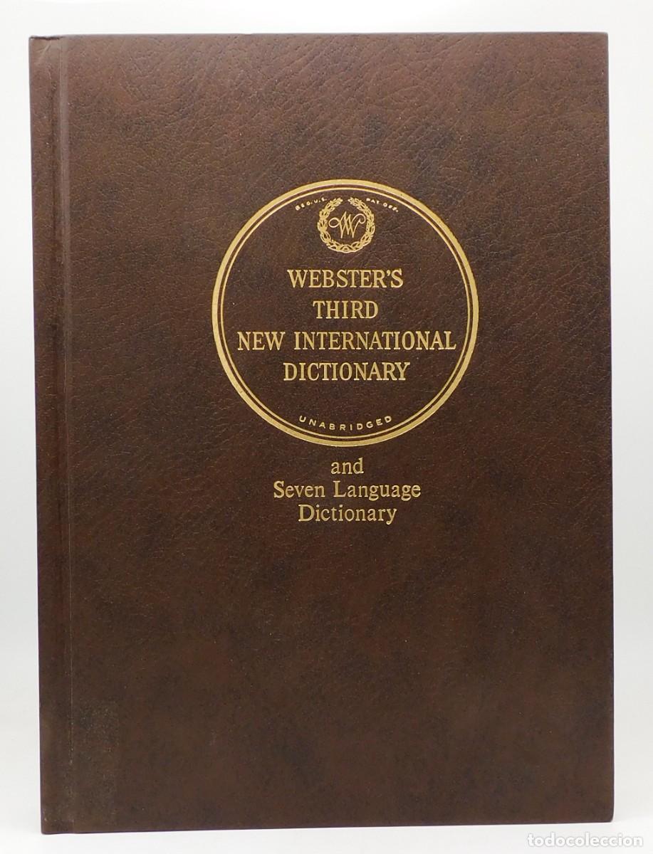 Livros em segunda m&atilde;o: DICCIONARIO DE INGLES. WEBSTER'S THIRD NEW INTERNATIONAL DICTIONARY AND SEVEN LANGUAGES DICTIONARY
