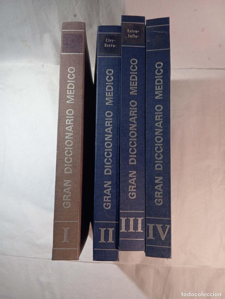 Diccionarios de segunda mano: Gran Diccionario M&eacute;dico Fabbri Editori / Fher 1974 - Obra Completa 4 Tomos