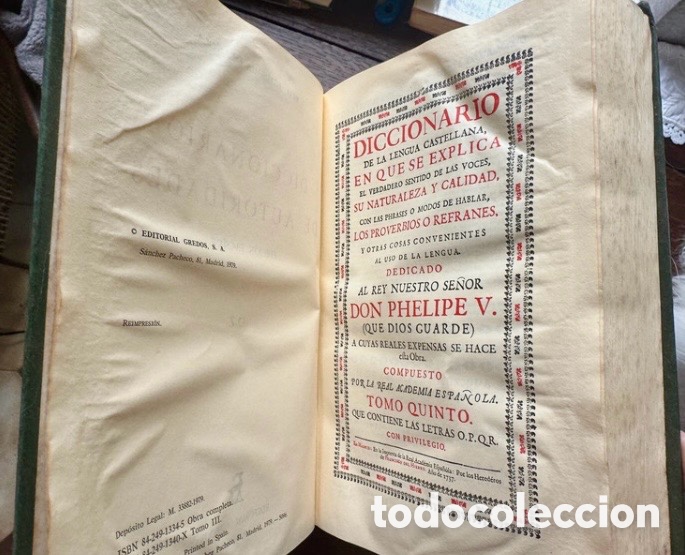 Diccionarios de segunda mano: DICCIONARIO DE AUTORIDADES. - Foto 6