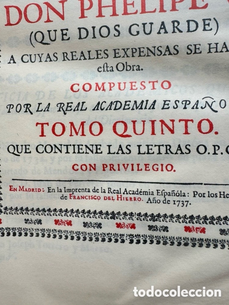 Diccionarios de segunda mano: DICCIONARIO DE AUTORIDADES. - Foto 9