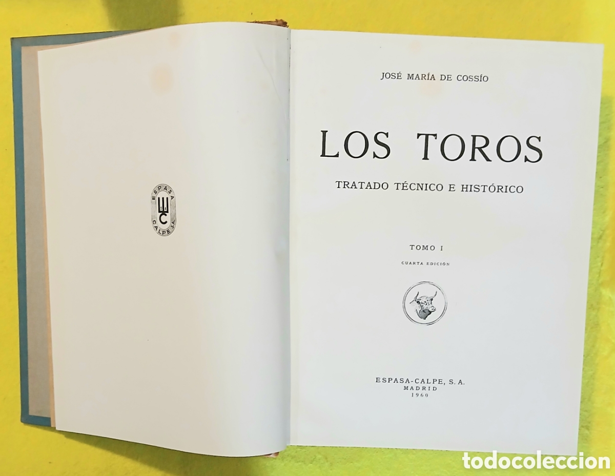 Diccionarios de segunda mano: Los toros, tratado t&eacute;cnico e hist&oacute;rico - Foto 5