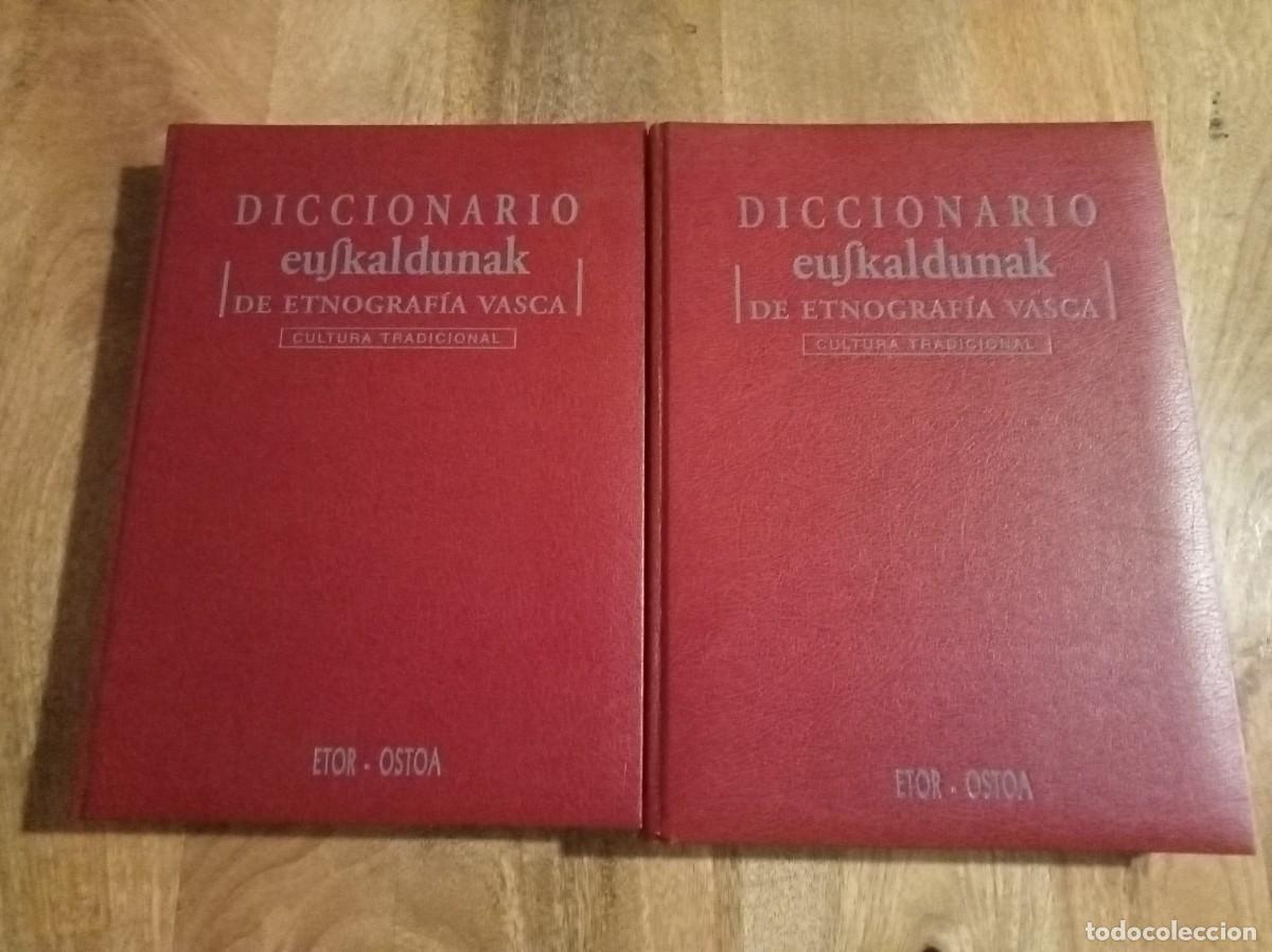 Livres d'occasion: DICCIONARIO EUSKALDUNAK DE ETNOGRAFIA VASCA. EDITA ETOR OSTOA 1999. 2 TOMOS