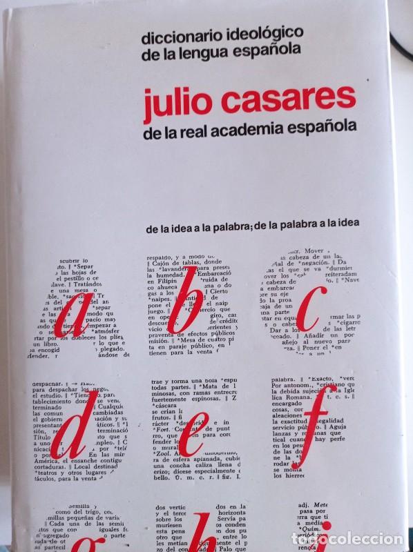 Diccionarios de segunda mano: Diccionario Ideol&oacute;gico de la Lengua Espa&ntilde;ola: De la Idea a la Palabra - Casares, Julio - Gustavo Gil