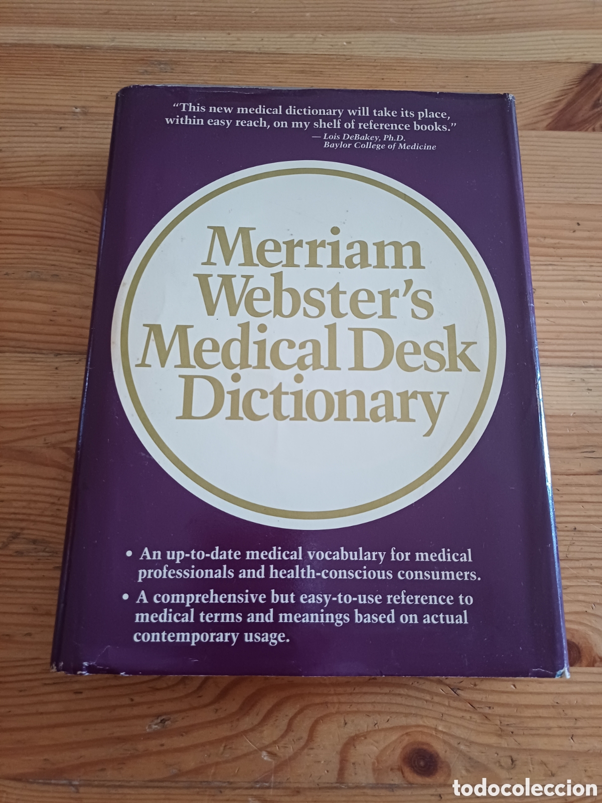 Diccionarios de segunda mano: Merriam Webster's Medical Desk Dictionary - Diccionario m&eacute;dico en ingl&eacute;s - medicina