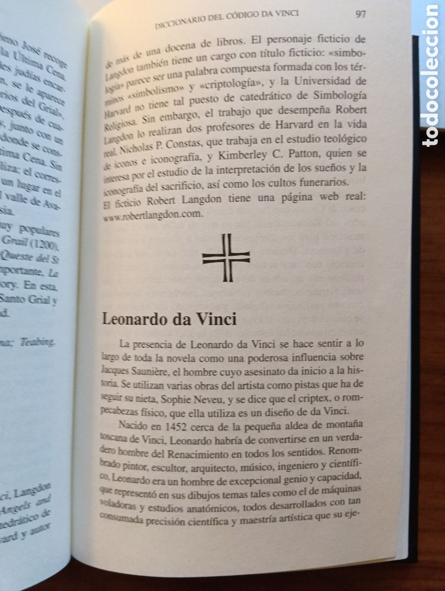 Diccionarios de segunda mano: Diccionario del C&oacute;digo da Vinci, Simon Cox - Foto 4