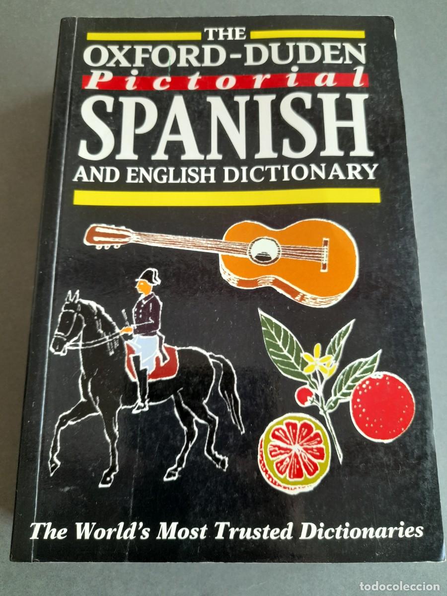 Diccionarios de segunda mano: Oxford duden, pictorial spanish and english dictionary 1995