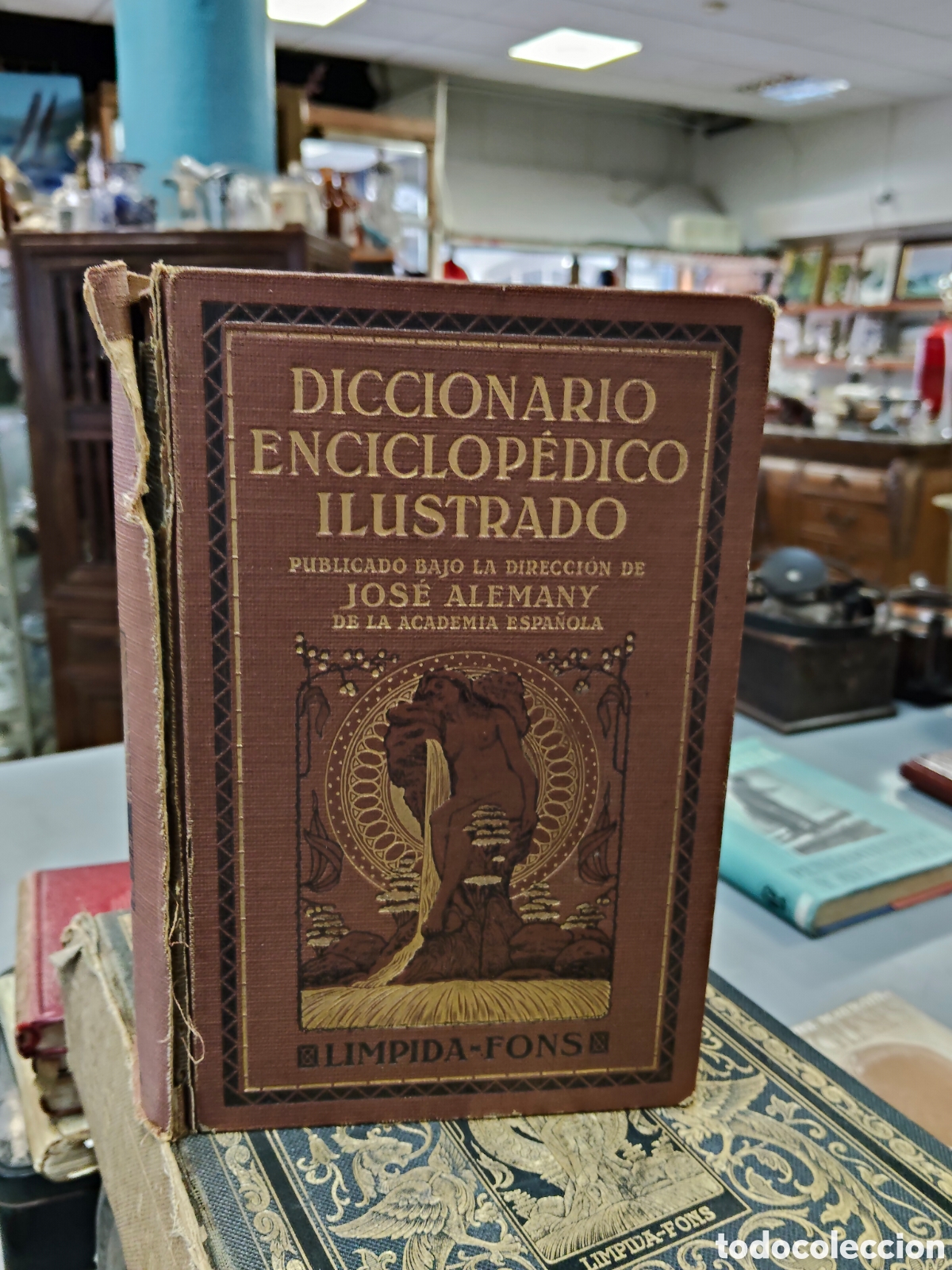 Diccionarios de segunda mano: Diccionario enciclop&eacute;dico ilustrado 1934