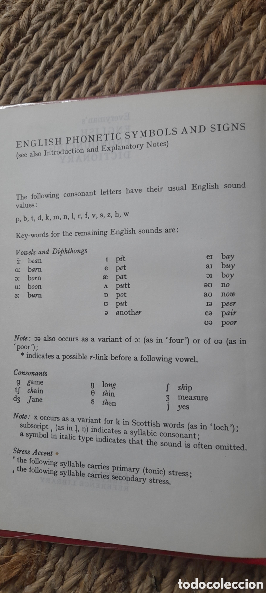 Diccionarios de segunda mano: Everymans English pronouncing dictionary - Foto 3