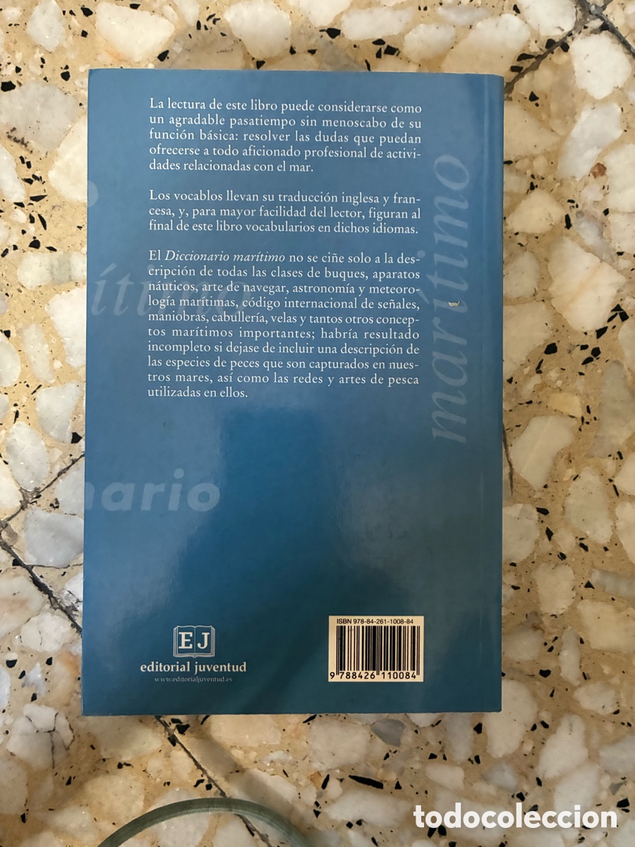 Diccionarios de segunda mano: Diccionario mar&iacute;timo &ndash; Juli&aacute;n Amich - Foto 2