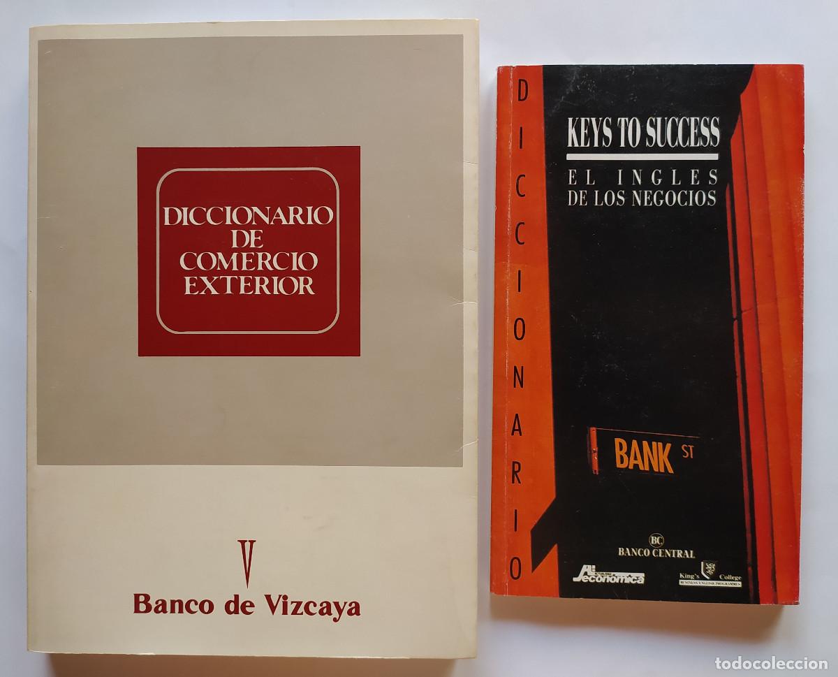 Diccionarios de segunda mano: LOTE 2 DICCIONARIOS ESPA&Ntilde;OL-INGL&Eacute;S E INGL&Eacute;S-ESPA&Ntilde;OL COMERCIO EXTERIOR E INGL&Eacute;S EN LOS NEGOCIOS.