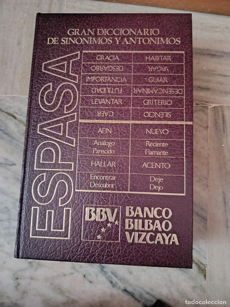 Diccionarios de segunda mano: GRAN DICCIONARIOS DE SINONIMOS Y ANTONIMOS ESPASA