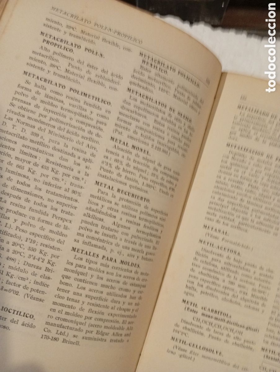Diccionarios de segunda mano: DICCIONARIO DE PL&Aacute;STICOS. PAUL L. SMITH. - Foto 10