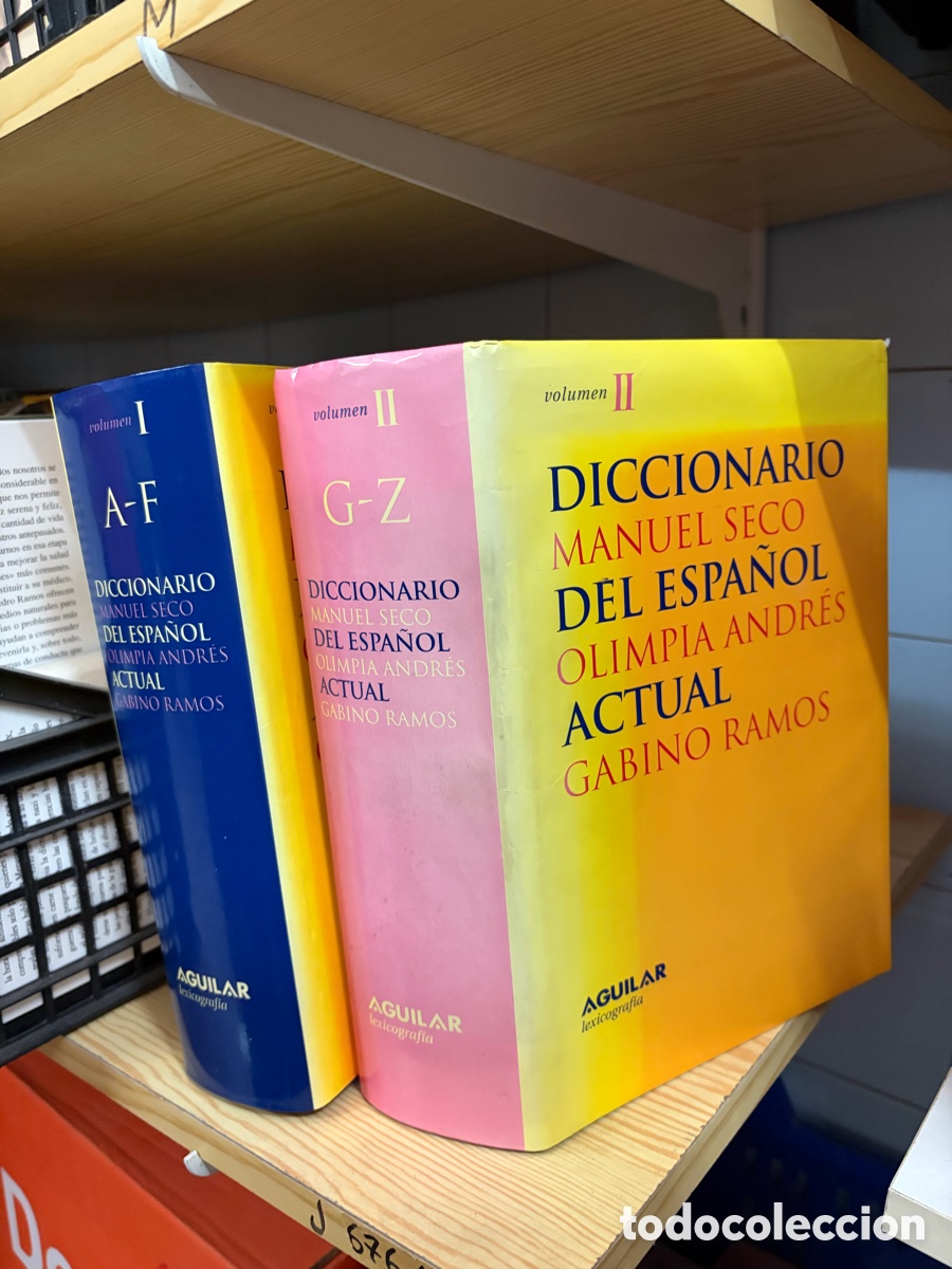 Diccionarios de segunda mano: DICCIONARIO DEL ESPA&Ntilde;OL ACTUAL. MANUEL SECO. OLIMPIA ANDR&Eacute;S. GABINO RAMOS. 2 tomos
