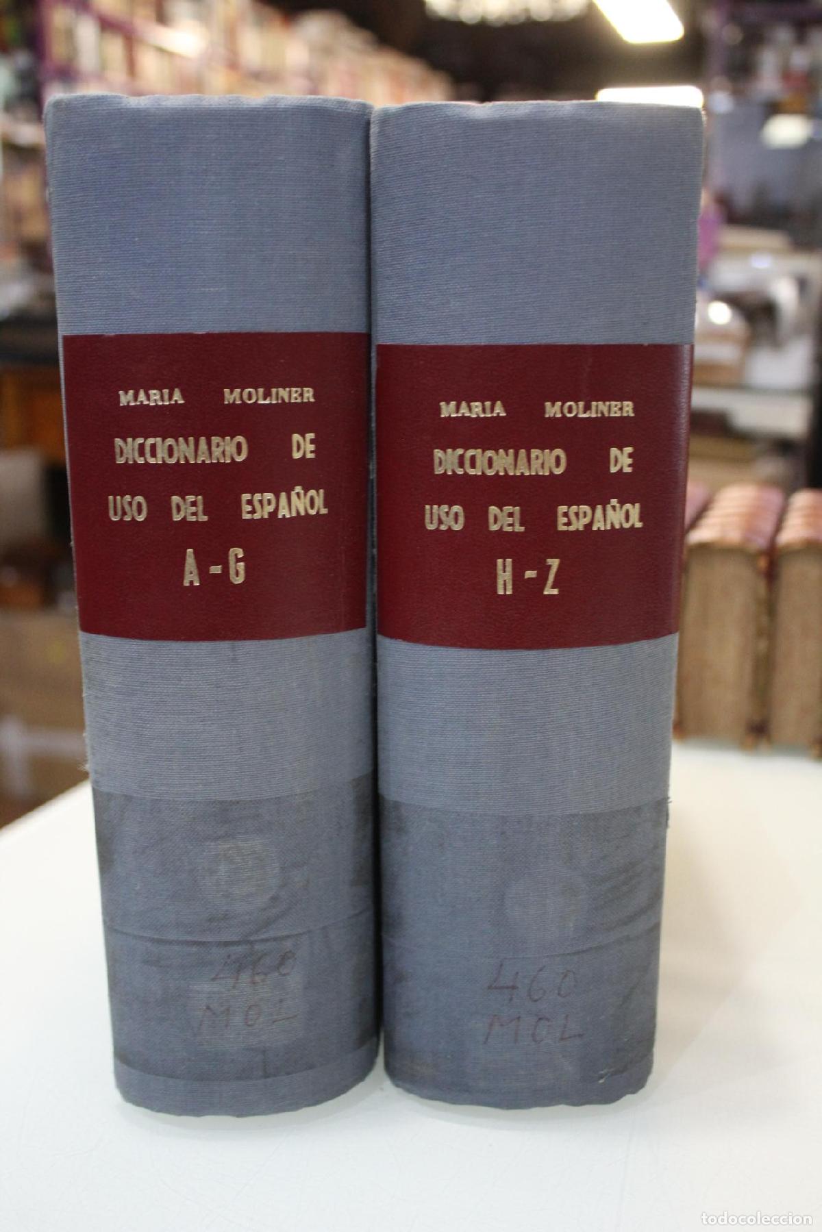 Diccionarios de segunda mano: Diccionario de uso del espa&ntilde;ol.- Dos tomos. - Mar&iacute;a Moliner