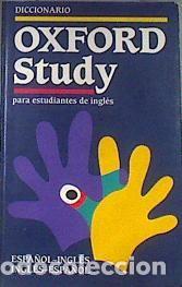 Diccionarios de segunda mano: Diccionario Oxford Study para estudiantes de ingl&eacute;s. Espa&ntilde;ol-Ingl&eacute;s Ingl&eacute;s-Espa&ntilde;ol. Sin CD-ROM