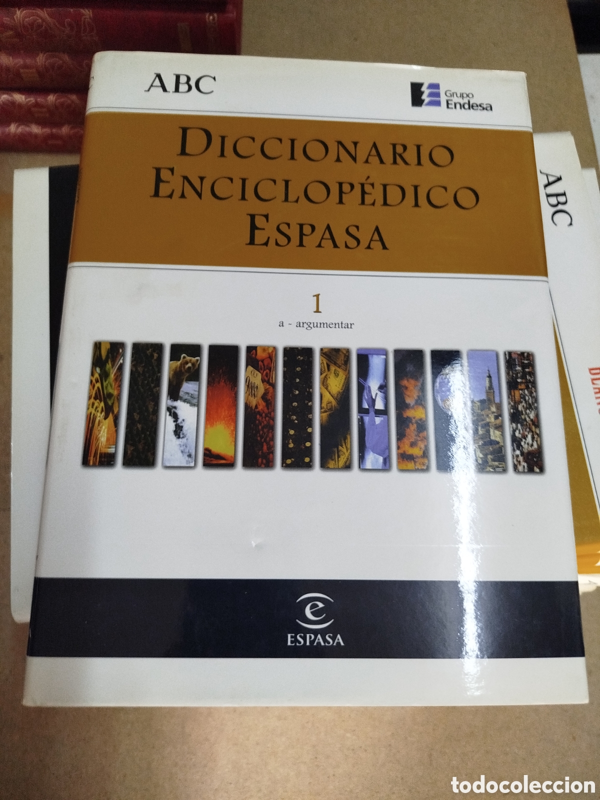 Diccionarios de segunda mano: Diccionario enciclop&eacute;dico Espasa ABC. Blanco y negro grupo Endesa. Completo 12 tomos