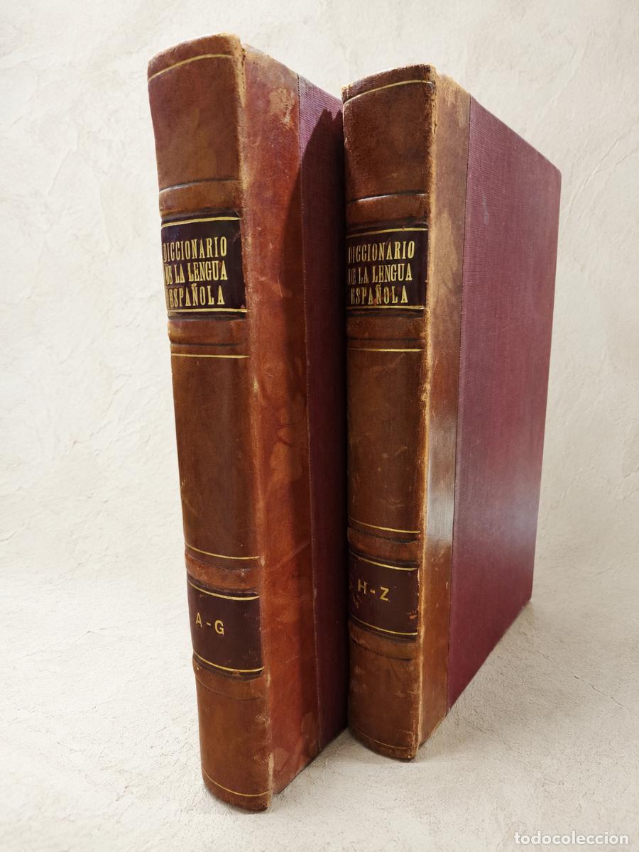 Diccionarios de segunda mano: REAL ACADEMIA ESPA&Ntilde;OLA &ndash; DICCIONARIO DE LA LENGUA ESPA&Ntilde;OLA &ndash; DOS TOMOS - ESPASA-CALPE &ndash; 1947