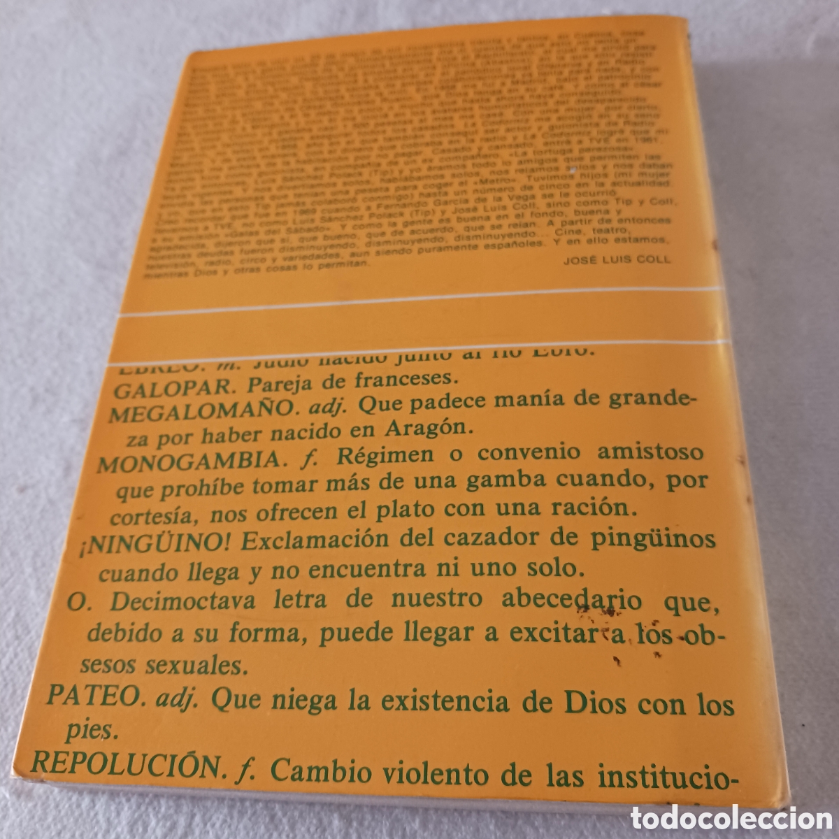 Diccionarios de segunda mano: El Diccionario de Coll de Jos&eacute; Luis Coll - Foto 3