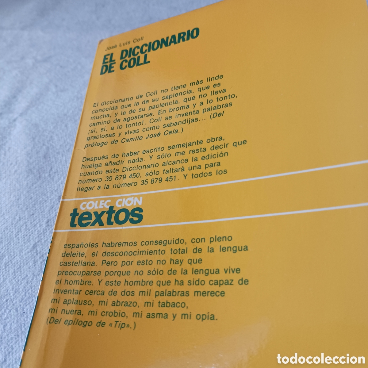 Diccionarios de segunda mano: El Diccionario de Coll de Jos&eacute; Luis Coll - Foto 4
