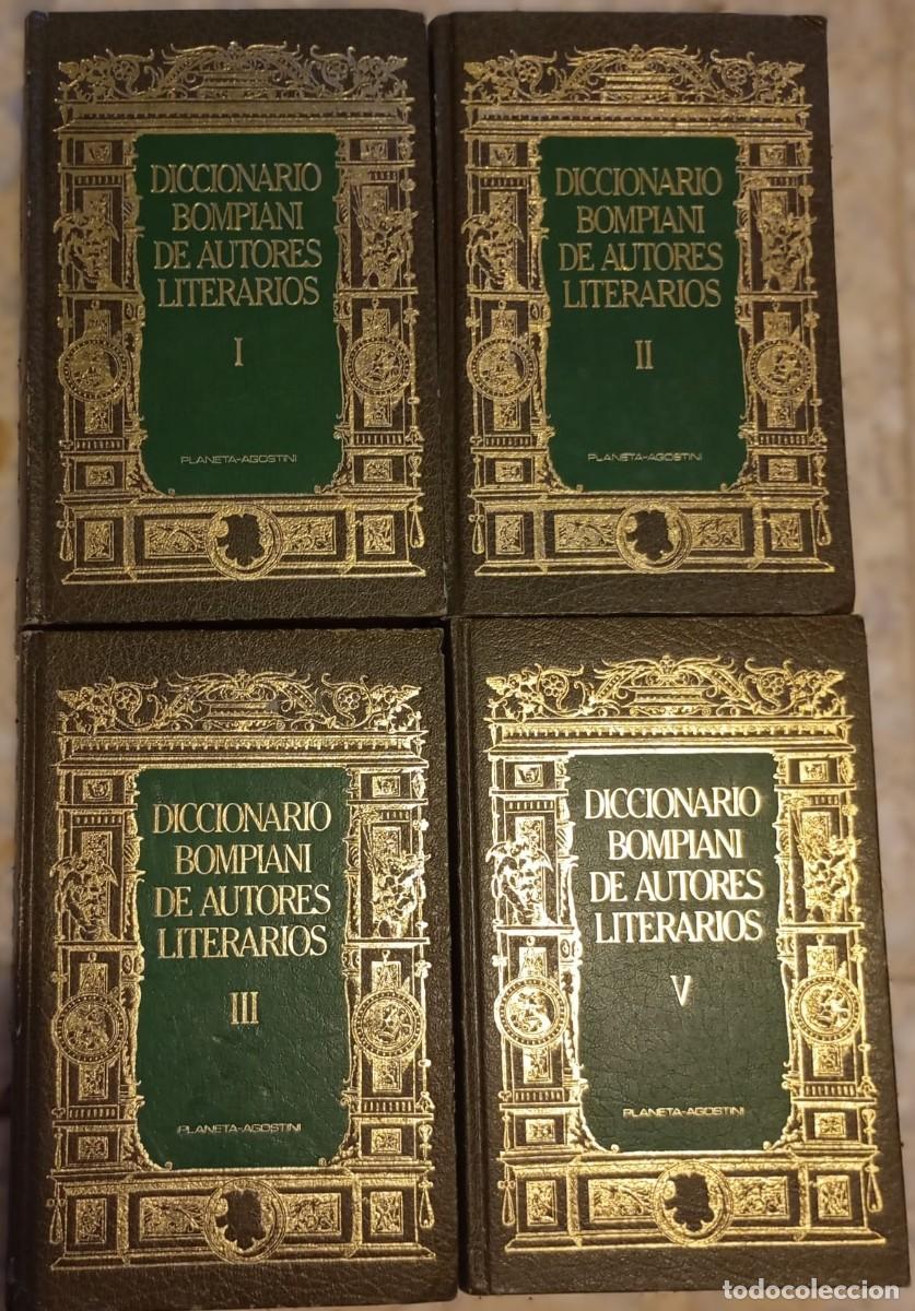 Diccionarios de segunda mano: DICCIONARIO BOMPIANI DE AUTORES LITERARIOS. 4 TOMOS (I, II, III y V)